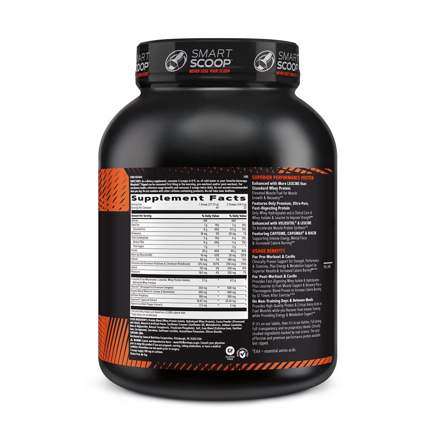 wheybolic thermogenic + protein gnc